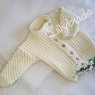 Knitting pattern for childs aran cardigan. Gibson Park aran knitting pattern