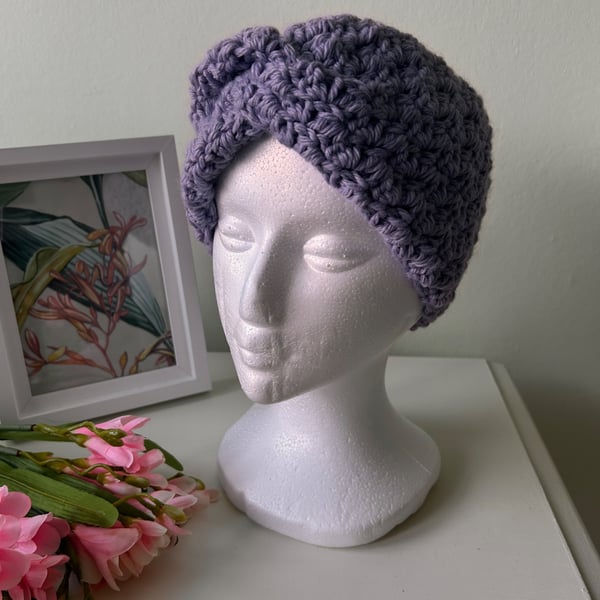 Cosy Crochet Twist Headband