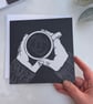 Tea Cup Greetings Card, Mindfulness Note Card - Image 2