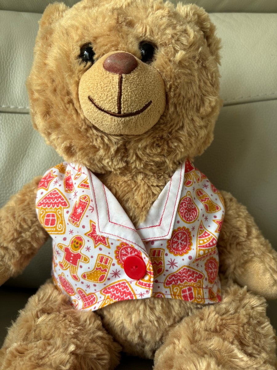 Gingerbread Teddy Waistcoat 