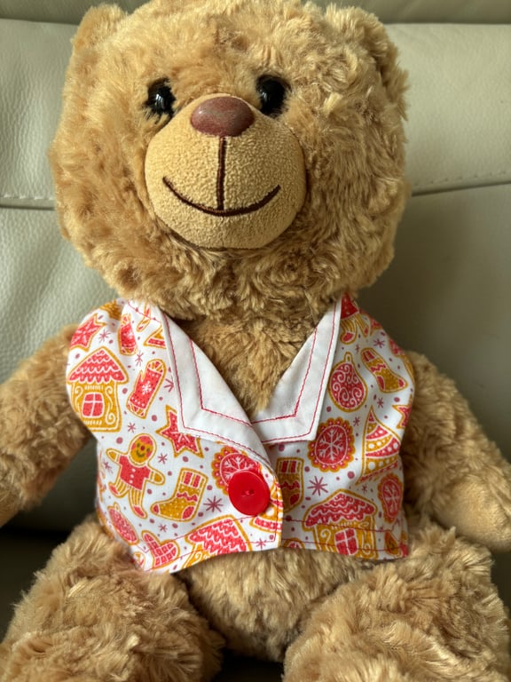 Gingerbread Teddy Waistcoat 