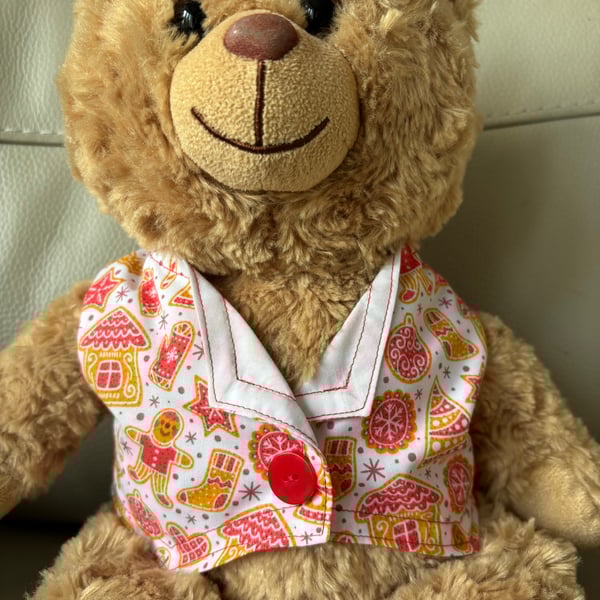 Gingerbread Teddy Waistcoat 