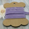 Lilac Velvet Ribbon, 2.7 Metres 9mm Ribbon, Full Reel