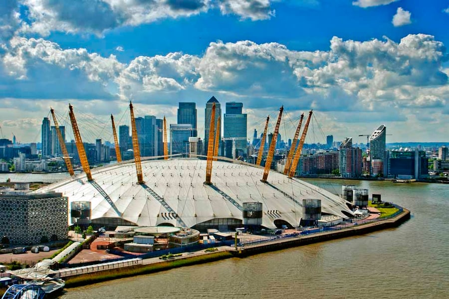 O2 Arena River Thames London UK Photograph Print