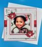 Ethnic Children's Christmas Card, 3d, Daughter, Granddaughter, Neice 