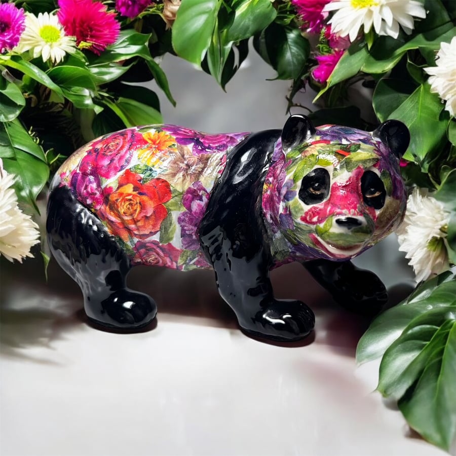 Panda ceramic Ornament