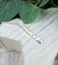 Silver Teardrop with Hearts Necklace - Image 1
