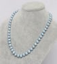 Light Blue Freshwater Pearl Necklace - Image 2
