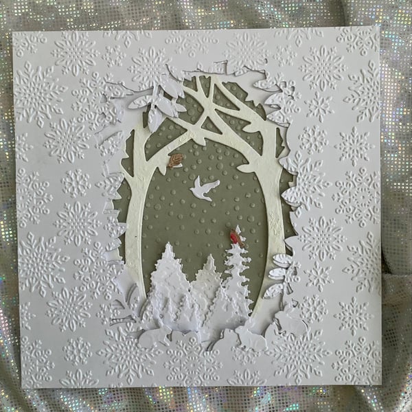 A Winters Day. A unique woodland scene created for that special person