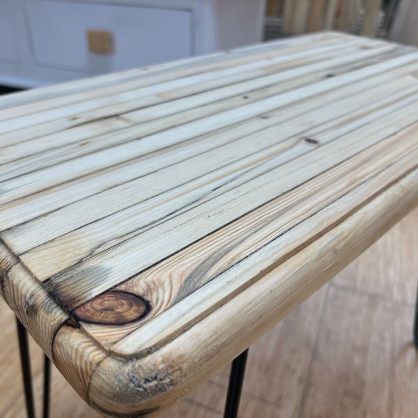 A pair of Handmade eco tables