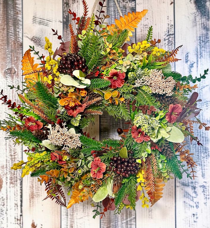 Autumn Everlast Door Wreath