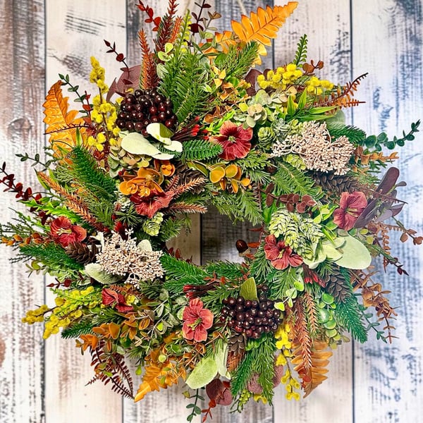 Autumn Everlast Door Wreath