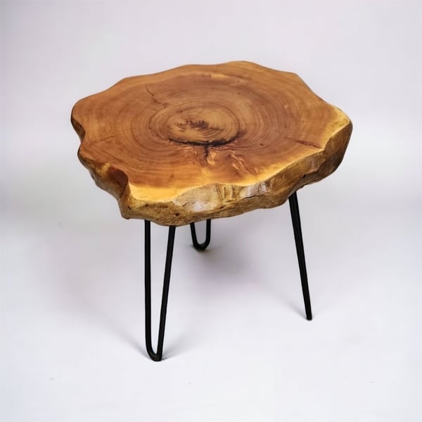 Live Edge Side Table, Coffee Table