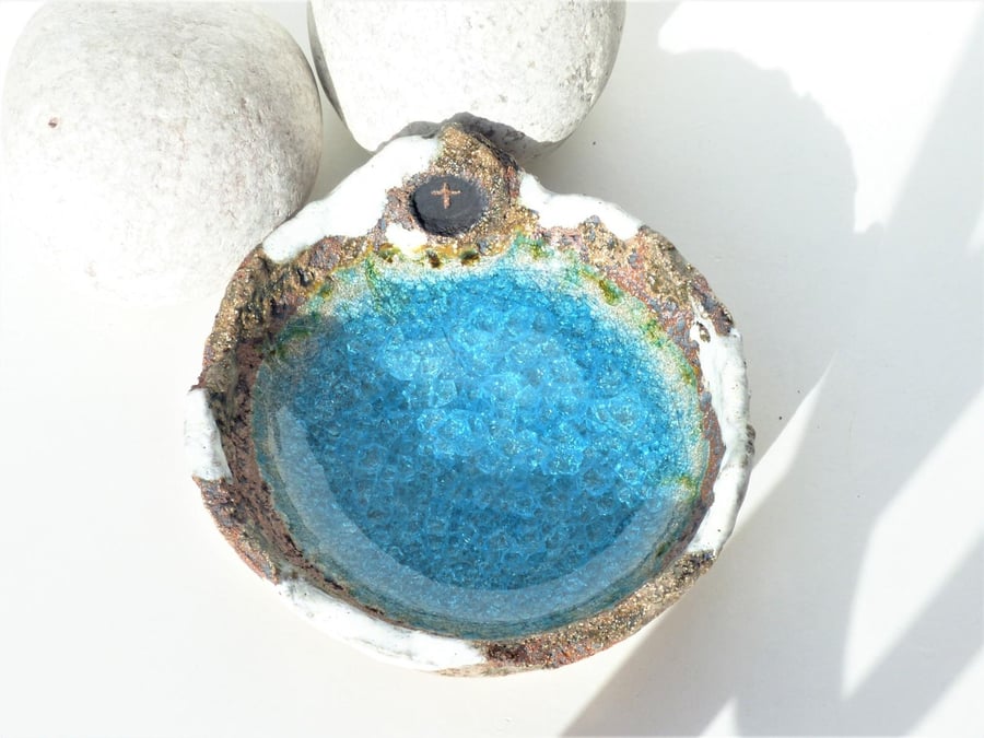 Footprints - Sculptured Bowl Christening Wedding Baptism Ordination Confirmation