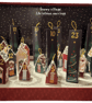 Hand made Snowy village advent calender ( 1 Christmas earrings)