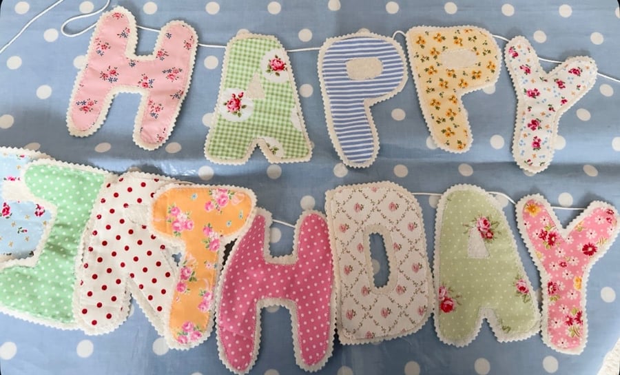 Happy Birthday Bunting