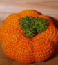 Crochet pumpkin warm orange super size - Image 1