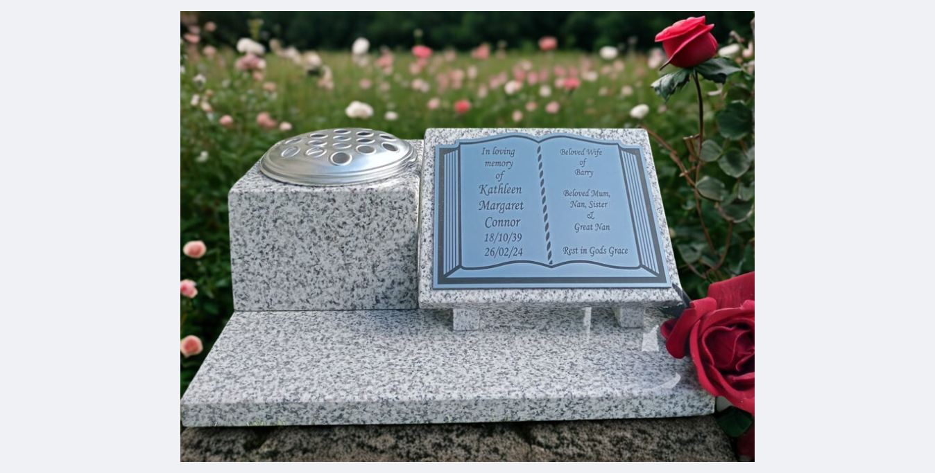 Memorial Grave Stone Marker Personalised Granite Cemetery Headstone  Plaque 