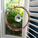 Suncatcher with crystal ball prism