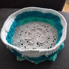 Meduim sized Delicate Crochet basket