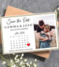 Personalised save the date invitation, Personalised Save the date fridge magnet - Image 3