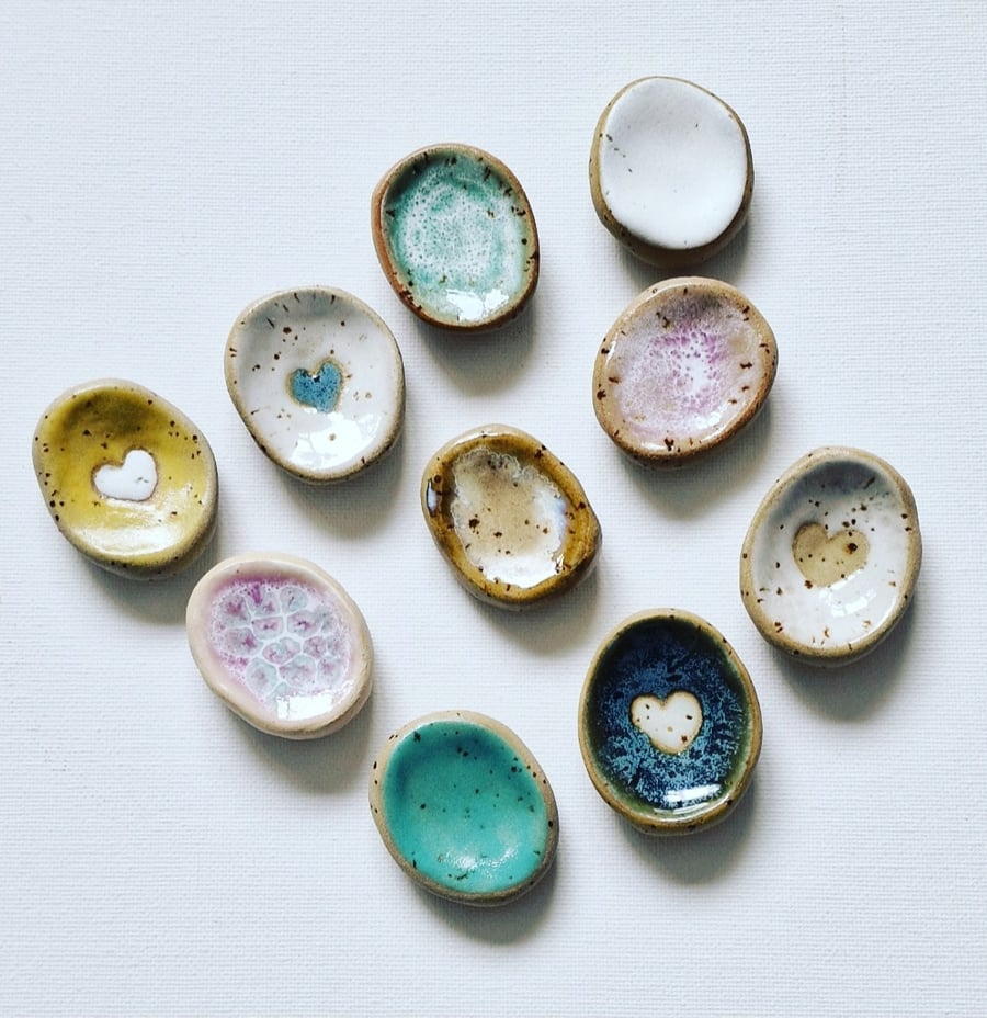 Handmade Ceramic Worry Stones 