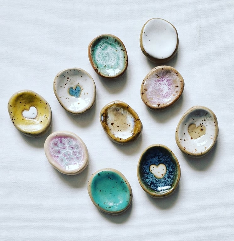 Handmade Ceramic Worry Stones 