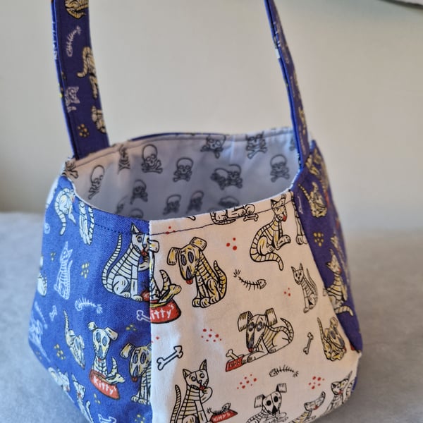 Handmade Halloween goody bag. 