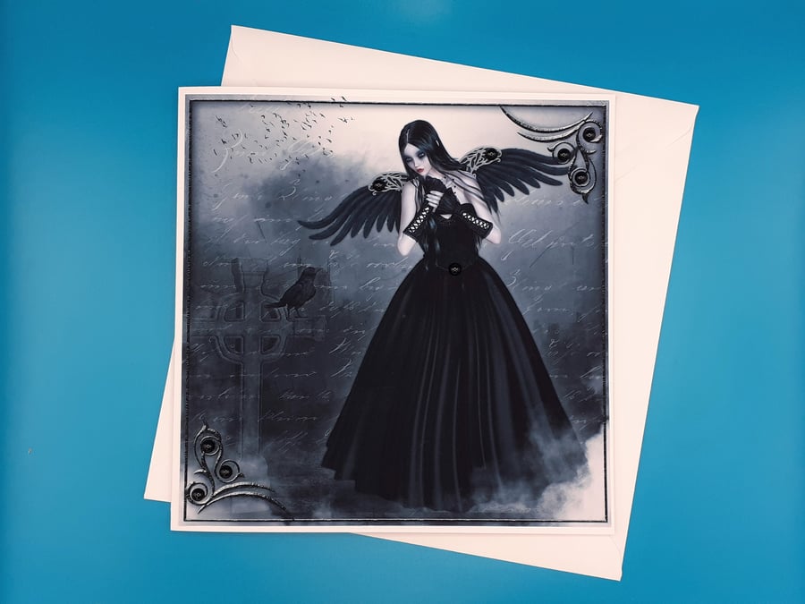 Gothic Birthday Card, Large Card