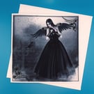 Gothic Birthday Card, Large Card