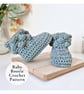 Crochet Baby Booties Pattern – Bobble Cuff PDF Newborn to 6 Months - Image 6