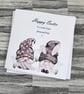 Easter Card Two Gnomes Happy Easter Gift for Couple Handmade and Personalised - Image 1