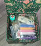 up cycled and recycled hereditary witches box of goodies incense, oil ,candles 