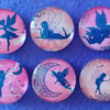 Fairy Fridge Magnets Orange