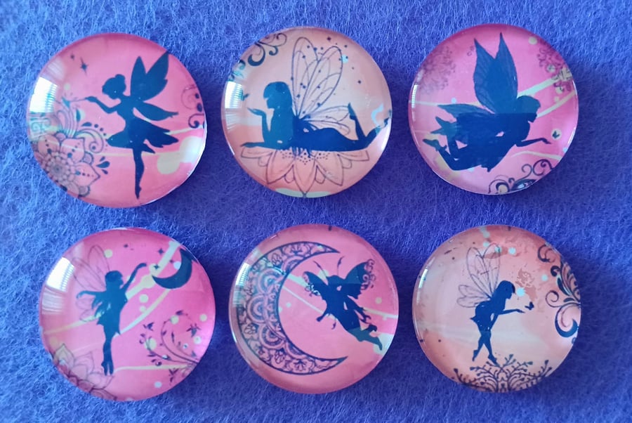 Fairy Fridge Magnets Orange