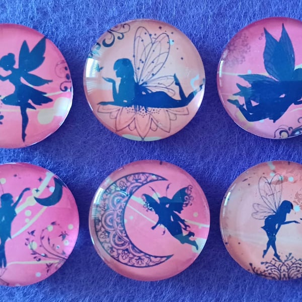 Fairy Fridge Magnets Orange
