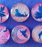 Fairy Fridge Magnets Orange