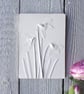 Snowdrop No.3 Plaster Cast Wall Plaque Limited Edition - Image 2