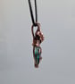 Tibetan Turquoise & Copper Necklace Pendant Gift Crystal Jewellery Jewelry  - Image 7