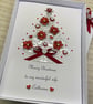Personalised Handmade Christmas Card Gift Boxed Wife Mum Girlfriend Daughter - Image 3