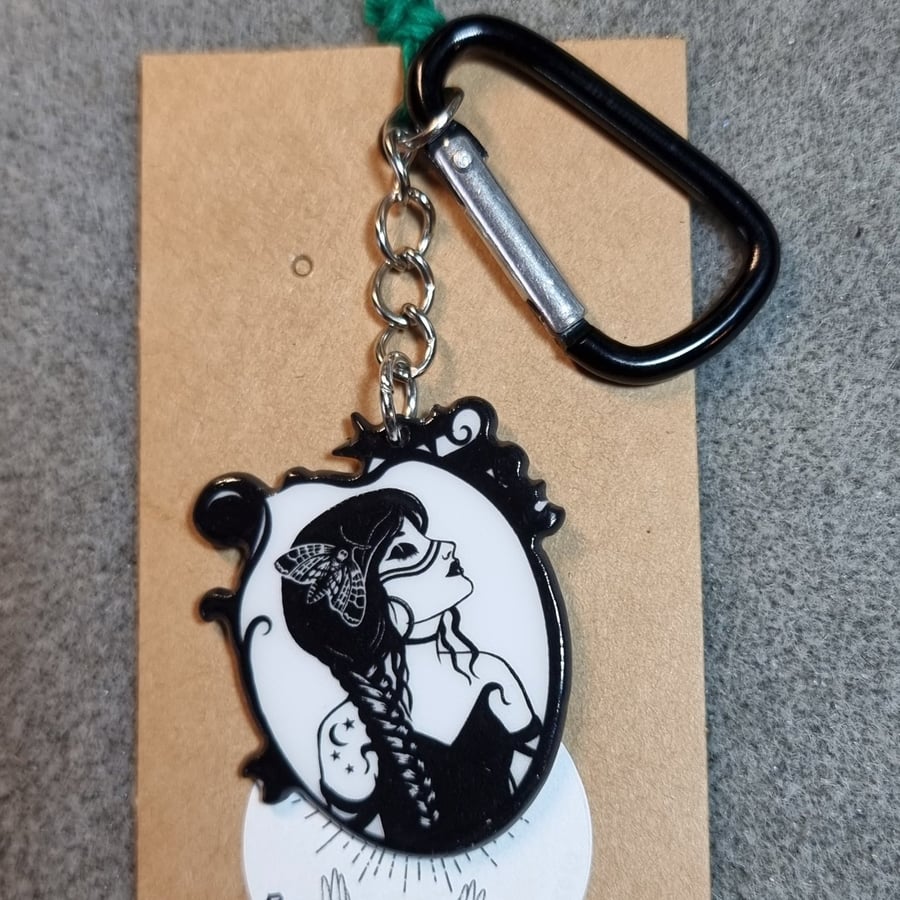 Boho Hippy Hand Crafted Keyring