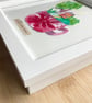 Framed paper cut illustration - House in a teacup.  - Image 5