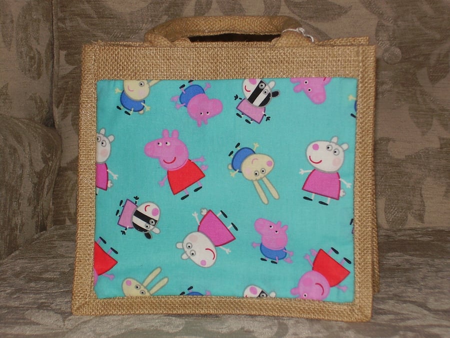 Jute Bag with Padded Handles