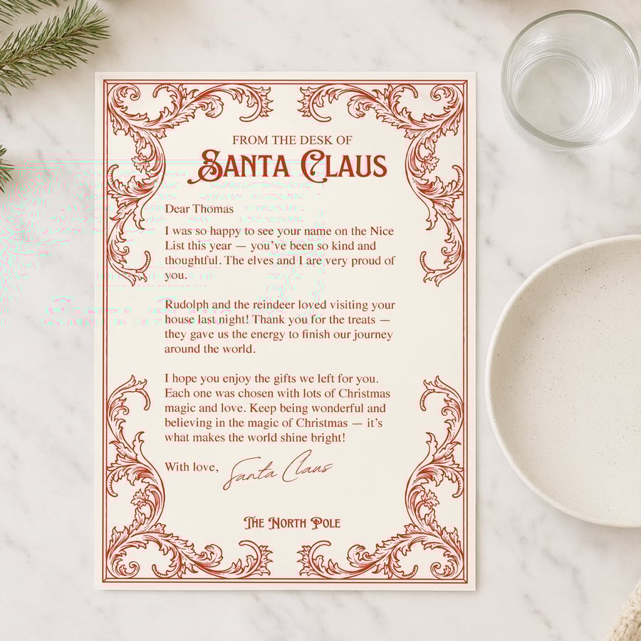 Personalised Letter from Santa Claus for Kids – Santa Letter 1
