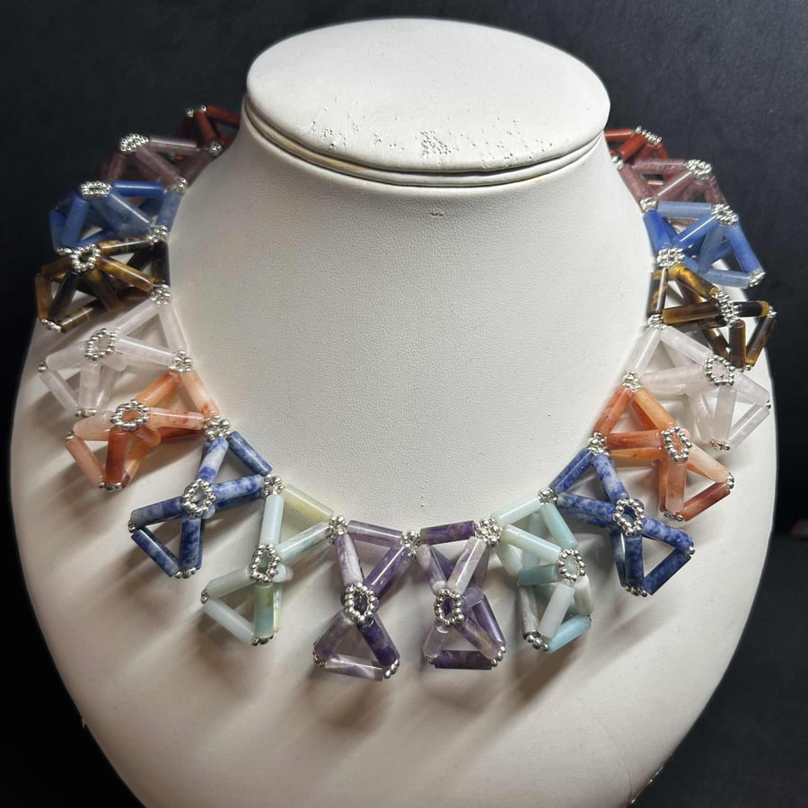 Helix Chunky Gemstone Necklace