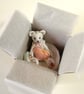 Small bear with a big heart, 5 inch gift boxed collectable hand sewn teddy bear - Image 3