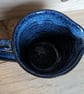 Wavy dark blue jug - Image 7