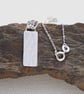 Silver leaf pendant necklace - Image 9