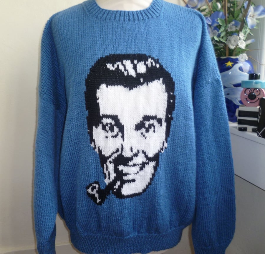 Hand Knitted Bob Dodds Lightweight Sweater