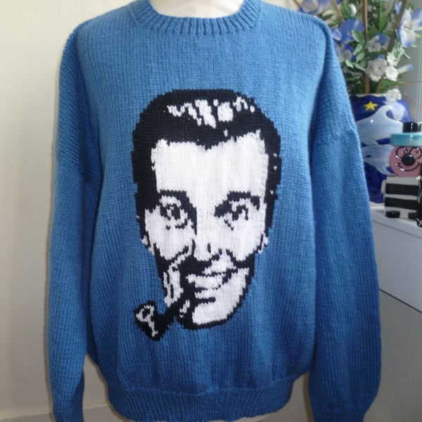Hand Knitted Bob Dodds Lightweight Sweater